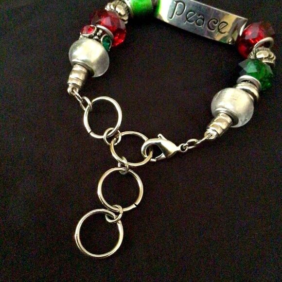HOLIDAY BRACELETS- THREE (1 JOY & 2 PEACE) NEW - Picture 7 of 12